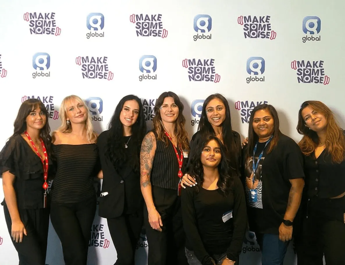 The hair team at Global’s Make Some Noise
